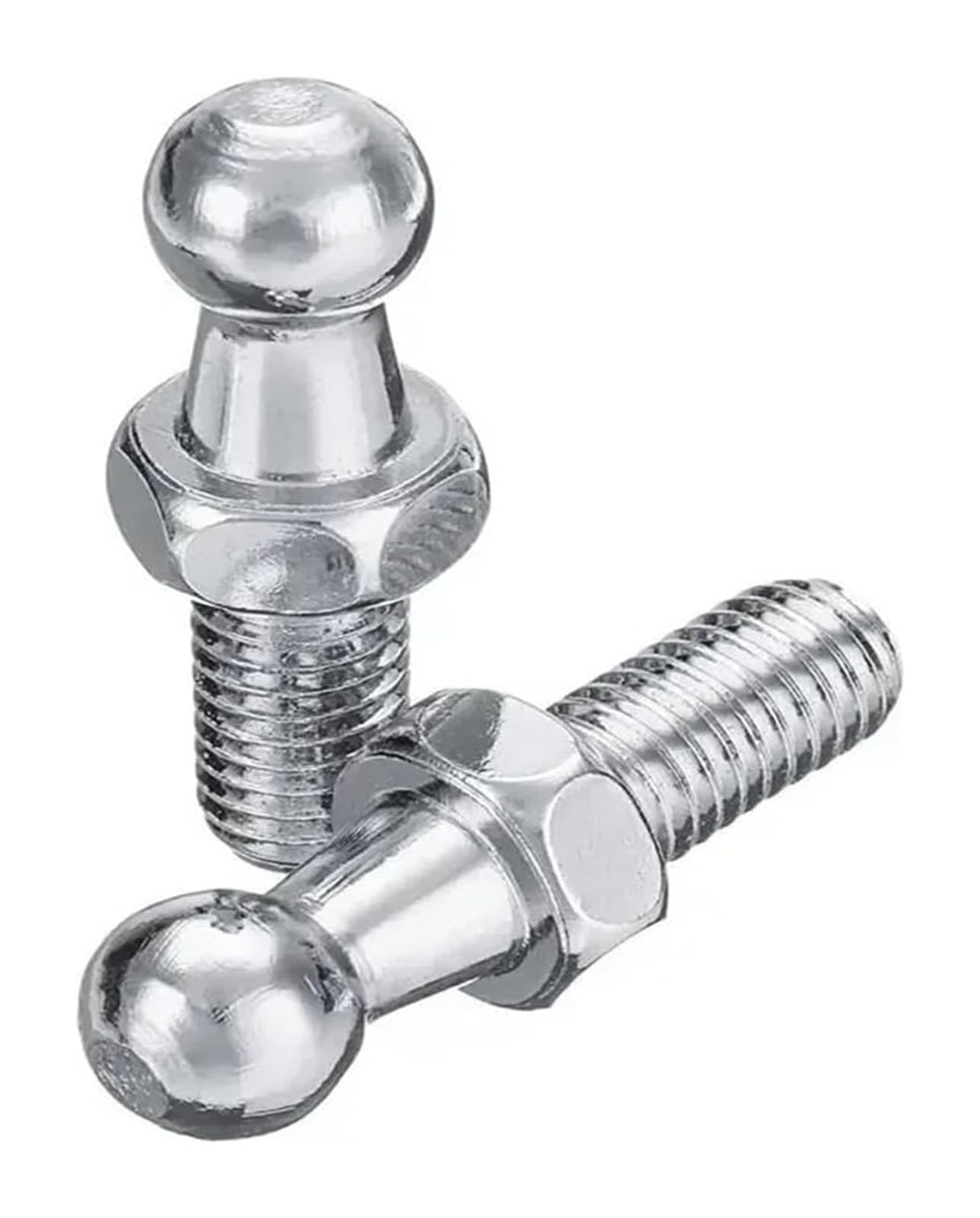 Hydraulische Federstange 2Pcs M6/M8 Universal Gas Strut End Fitting Ball Pin Stecker Joint Ventil Gewinde Kopf(B) von KBKEUBUAD