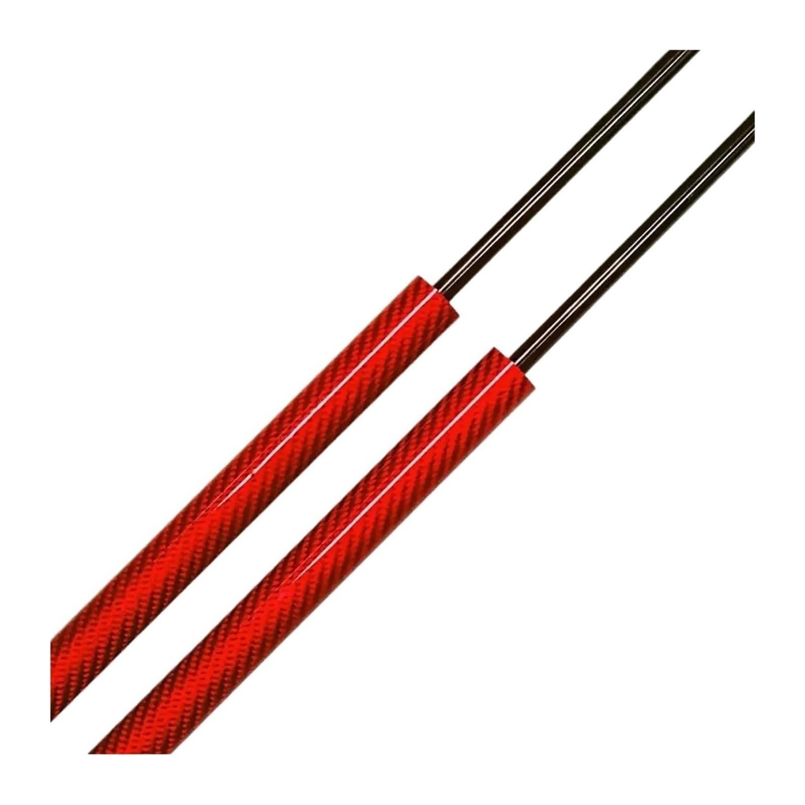 Hydraulische Federstange Für C4 Für Cactus SUV 2014-2020 Heckklappen-Kofferraumlift Unterstützt Gasfedern Stoßdämpfer 2 Stück 535mm(Red Carbon Fiber) von KBKEUBUAD