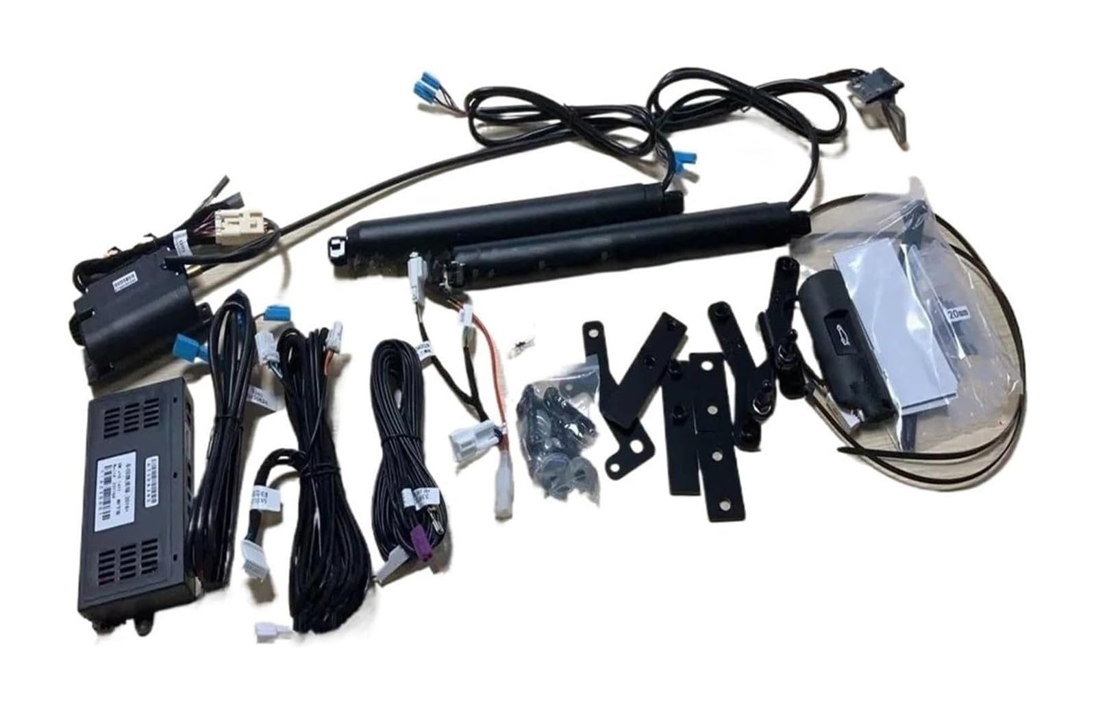 Hydraulische Federstange Für Camry 8th SE XSE XV70 XV75 2018-2023 Auto Tür Schwanz Hinten Tor Stamm Stick Smart Open Kit Control(Lift and Foot sensor) von KBKEUBUAD