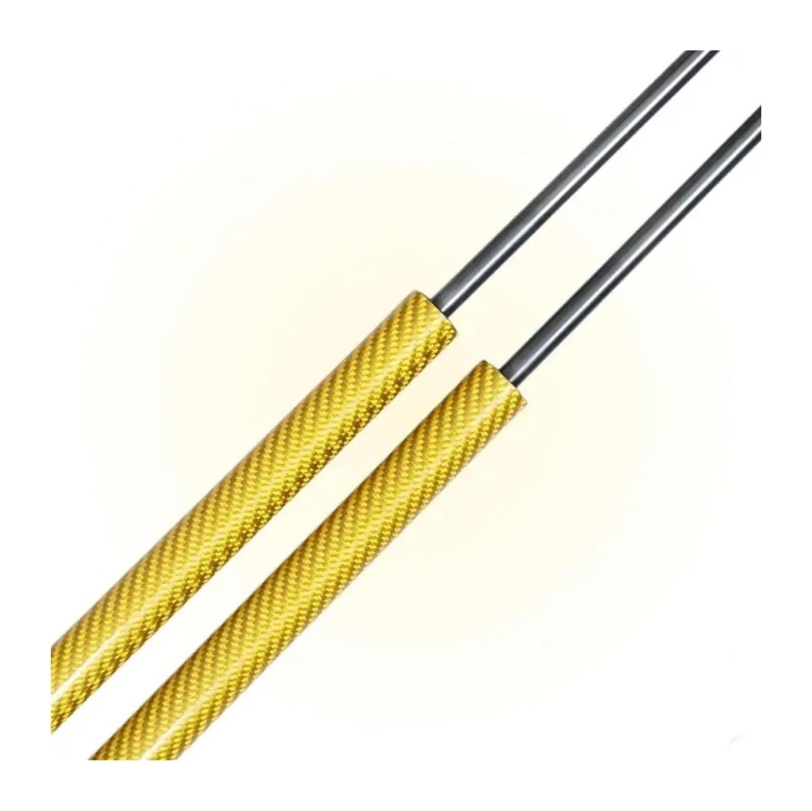 Hydraulische Federstange Für Civic FK Fließheck 2012-2015 Heckklappe Boot Lift Unterstützung Gas Frühling Schock 5965 MM Carbon Faser(Yellow Carbon Fiber) von KBKEUBUAD