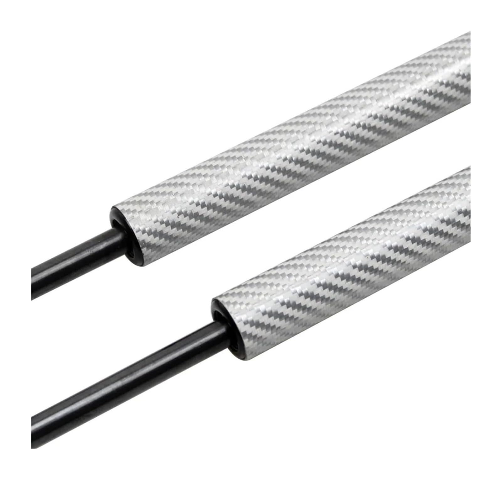 Hydraulische Federstange Für DS 5 2011-2018 Fließheck Stamm Boot Heben Unterstützung Stange Schocks Zylinder Dämpfer Absorber(Silver Carbon Fiber) von KBKEUBUAD
