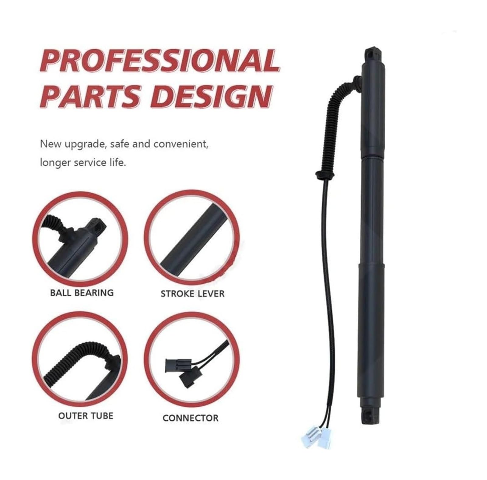 Hydraulische Federstange Für Escape S/SE/Für SEL Heckklappe Power Hatch Lift Support CJ54S402A55AD 2013-2019 Gasfederstreben(Right rear) von KBKEUBUAD