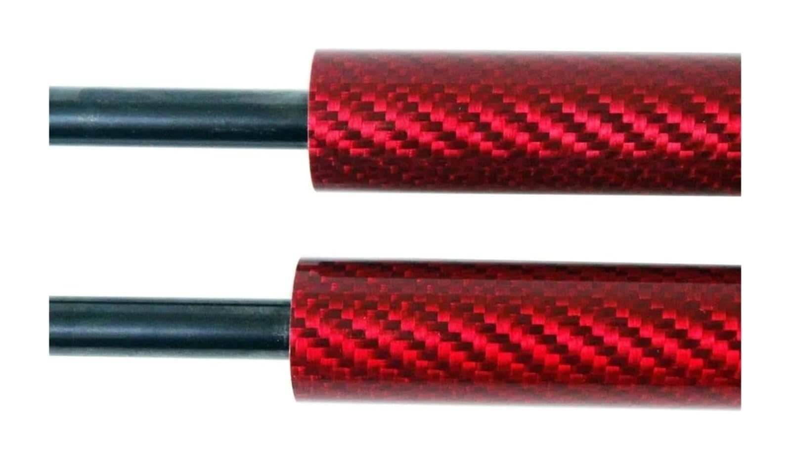 Hydraulische Federstange Für Fiat 124 Für Spider 2015-2021 Für Abarth 124 Cabrio Lift Unterstützung Stange Schocks Dämpfer Absorber(Red carbon fiber) von KBKEUBUAD