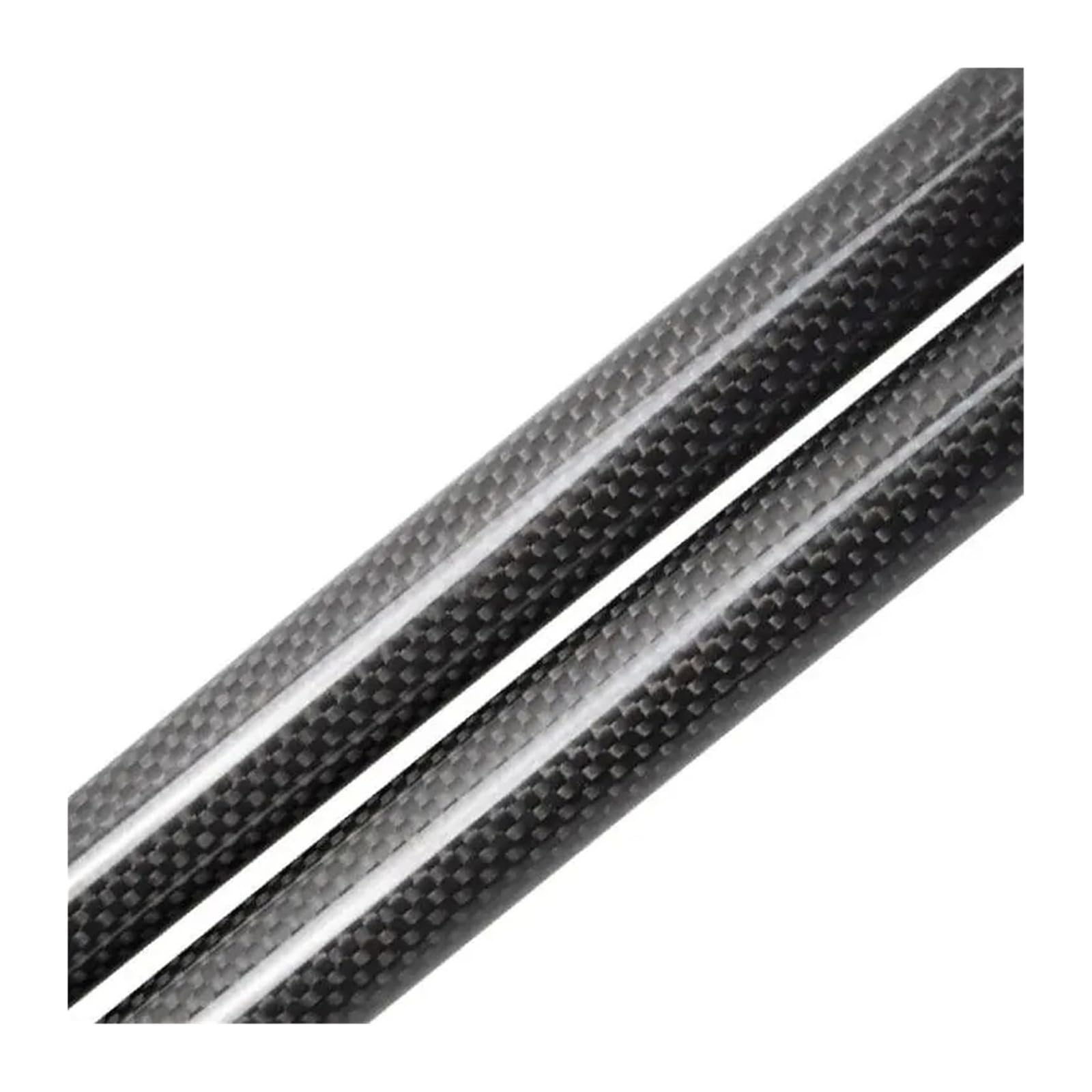 Hydraulische Federstange Für Fiesta MK5 3 Türer 2002-2008 Kofferraum Heckklappe Carbon Fiber Gasfeder Streben 1 Paar(Black carbon fiber) von KBKEUBUAD
