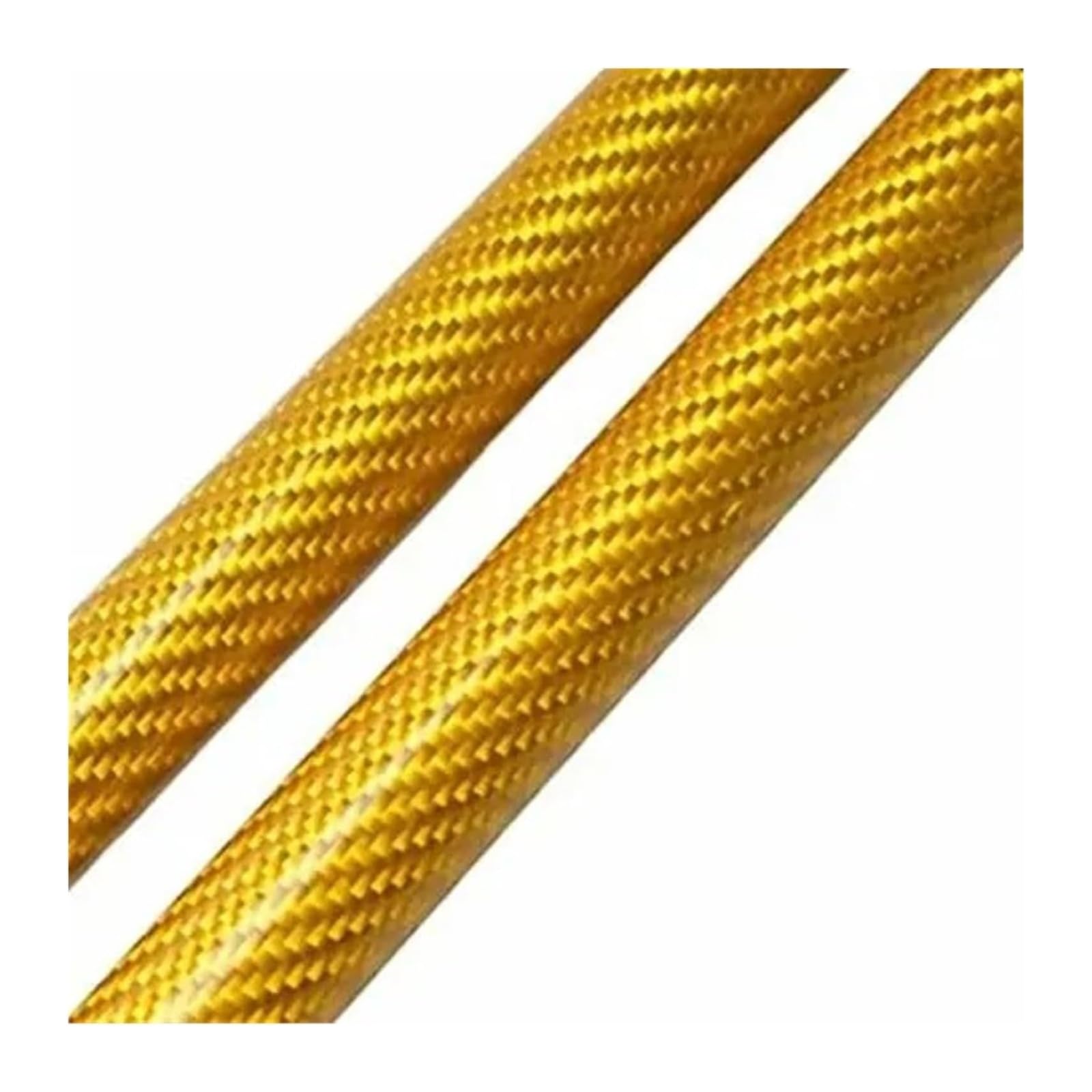 Hydraulische Federstange Für Fiesta MK5 3 Türer 2002-2008 Kofferraum Heckklappe Carbon Fiber Gasfeder Streben 1 Paar(Yellow carbon fiber) von KBKEUBUAD