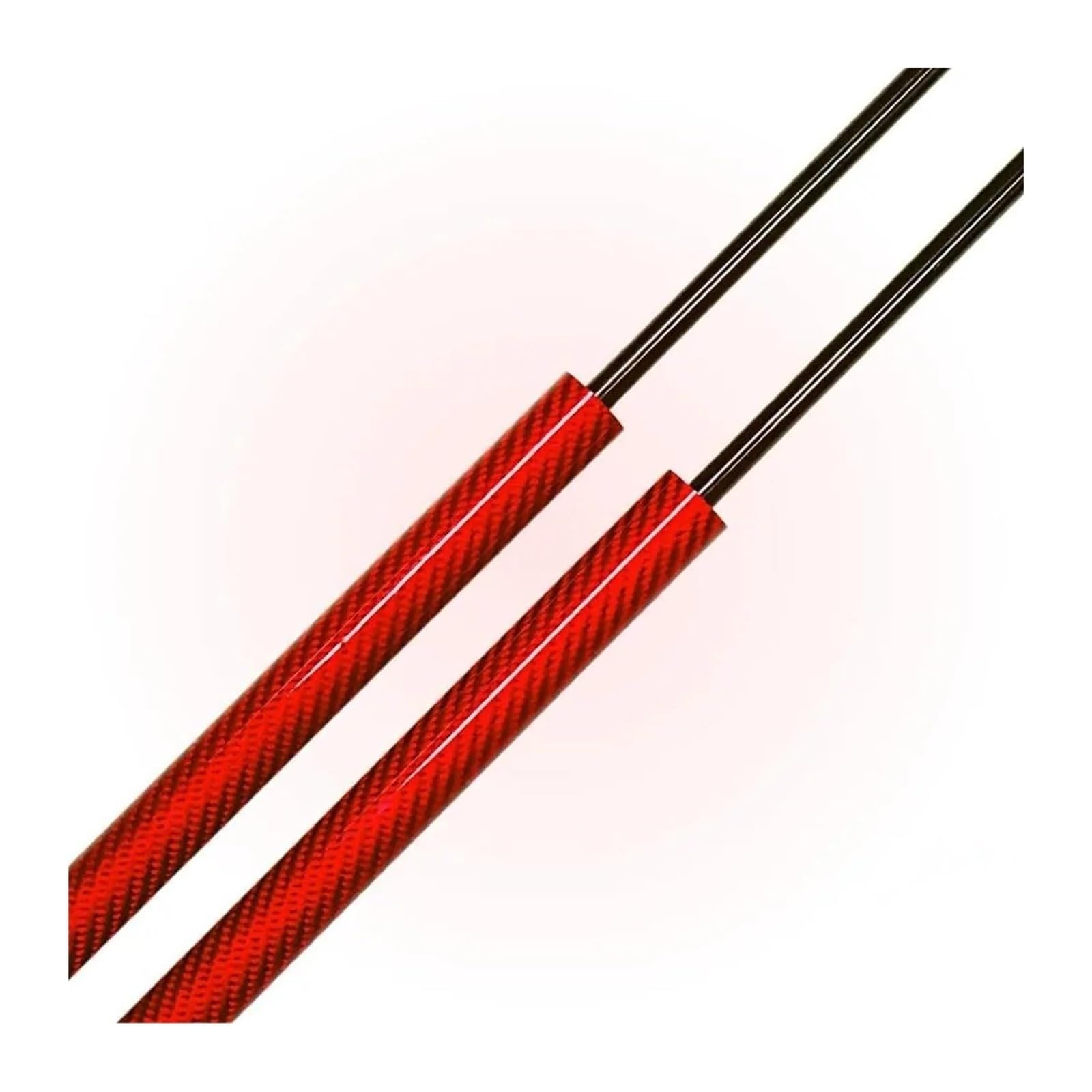 Hydraulische Federstange Für Kia Für Sportage KX5 4. QL SUV 2015-2021 Heckklappe Kofferraumdeckel Hubstütze Federbein Stoßdämpfer 2St(Red Carbon Fiber) von KBKEUBUAD