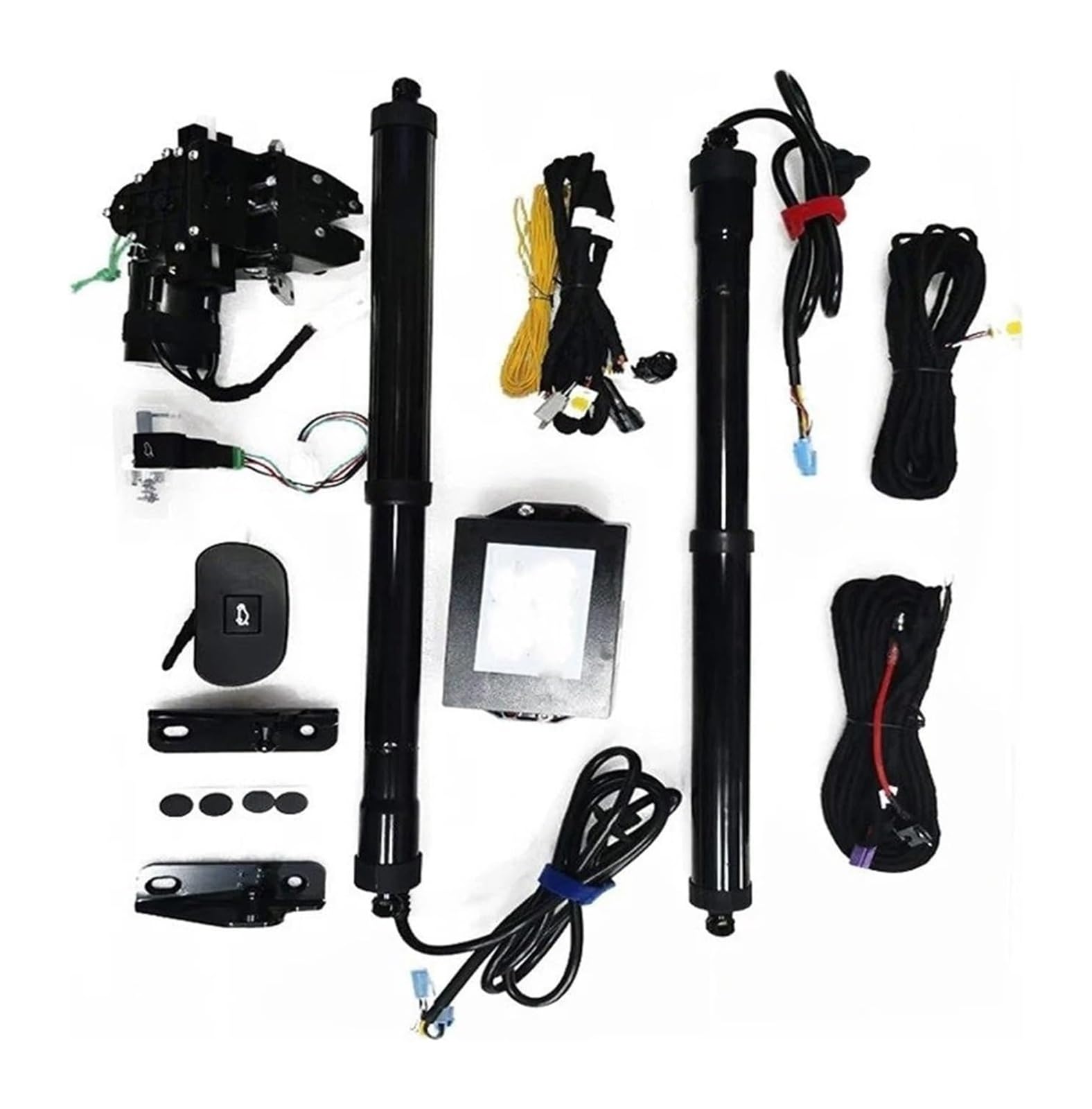 Hydraulische Federstange Für Mustang 2015-2022 Heckklappe Control Trunk Stick Lift Hinten Tür Power Kit(No Kick Sensor) von KBKEUBUAD