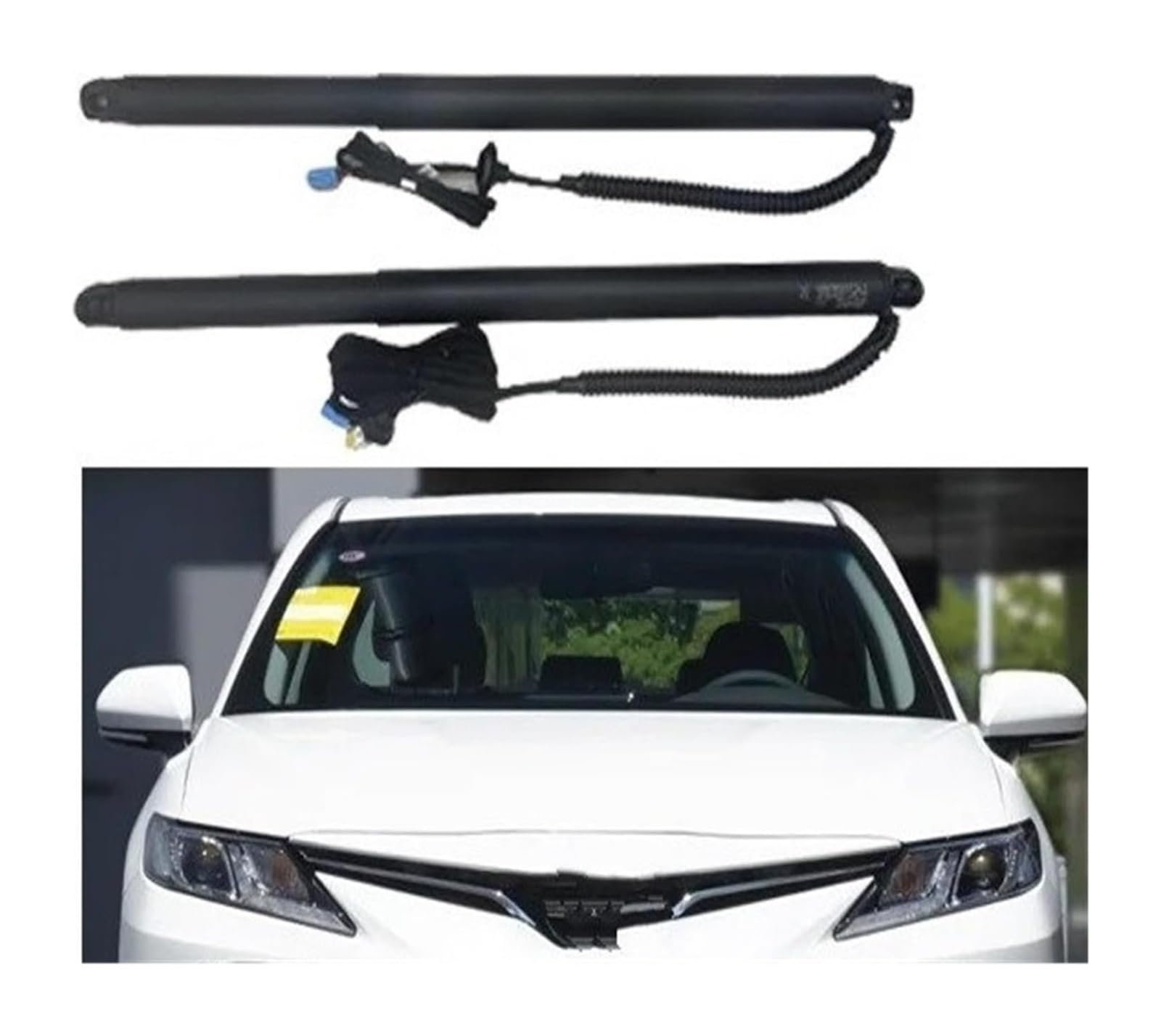 Hydraulische Federstange Für T&oyota Für Camry 2018-2022 Auto Elektrische Heckklappe Lift Trunk Drive Kick Sensor Hinten Tür Power Kit(No Kick Senor) von KBKEUBUAD