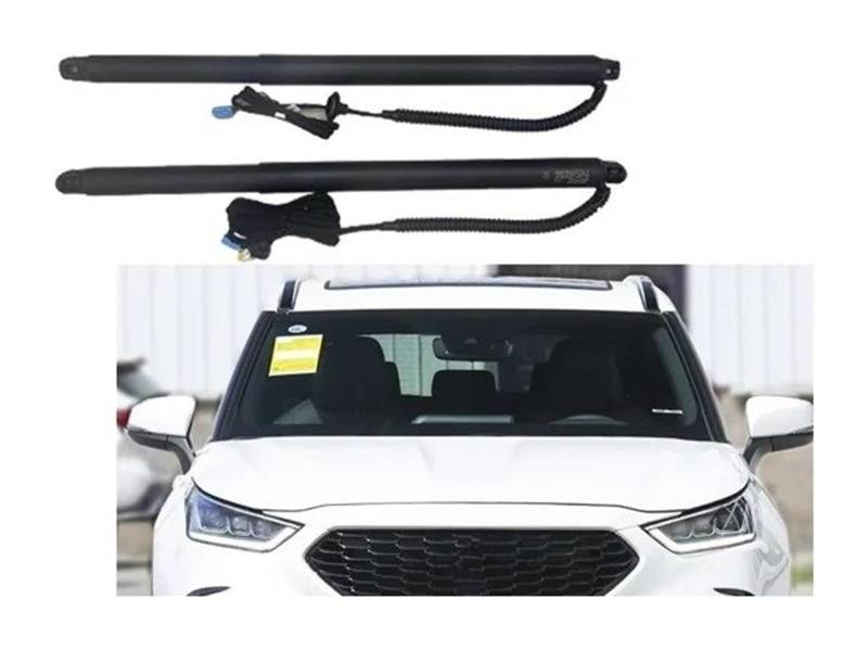 Hydraulische Federstange Für T&oyota Für Crown Für Kluger 2022 Auto Elektrische Heckklappe Motor Kofferraum Zubehör Werkzeug Gasfederstreben(With Kick Senor) von KBKEUBUAD