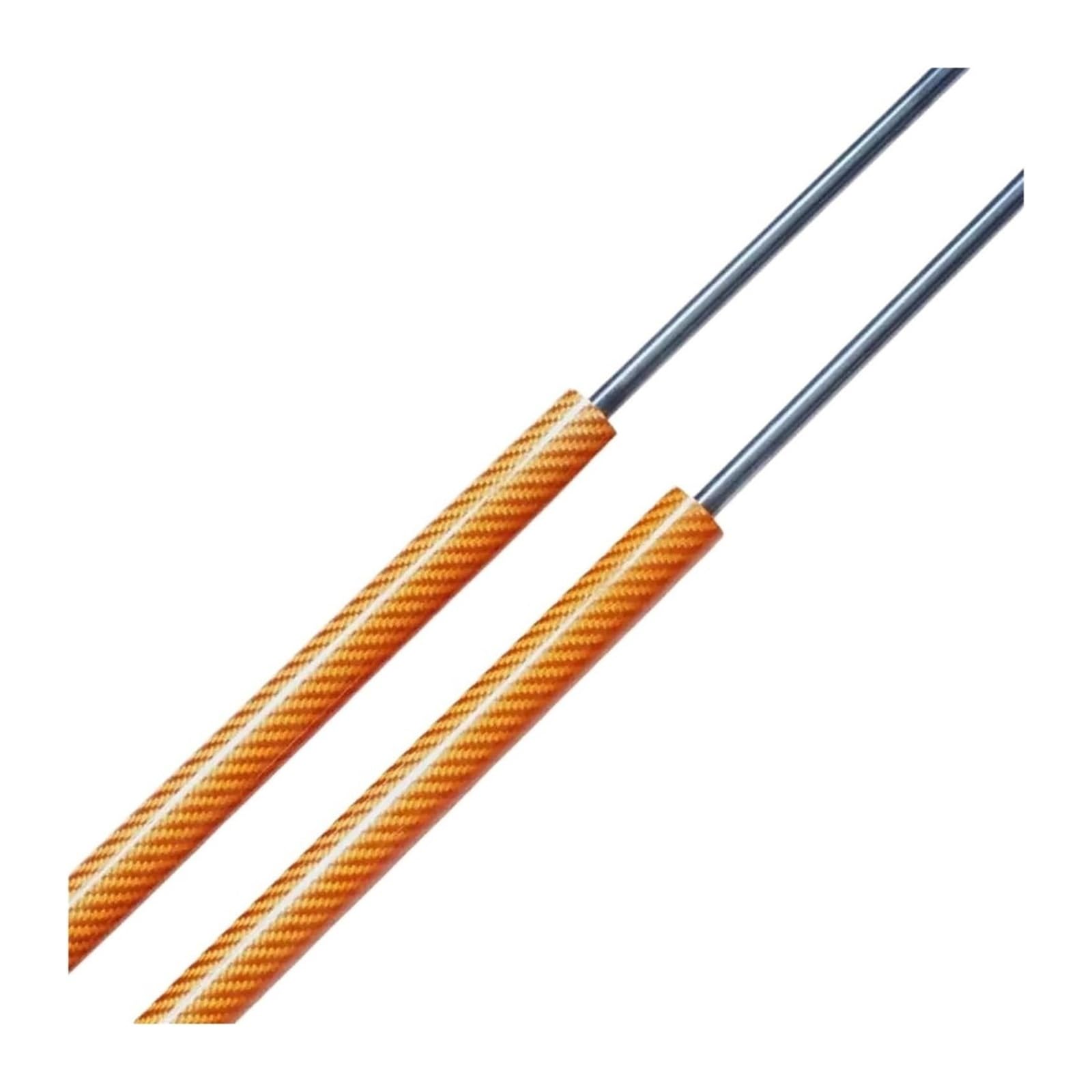 Hydraulische Federstange Für T&oyota Für HiAce Für Regius (XH10/XH20) Minivan 1995-2012 Heckklappen-Kofferraum-Gasfeder-Hebeunterstützung(Orange Carbon Fiber) von KBKEUBUAD