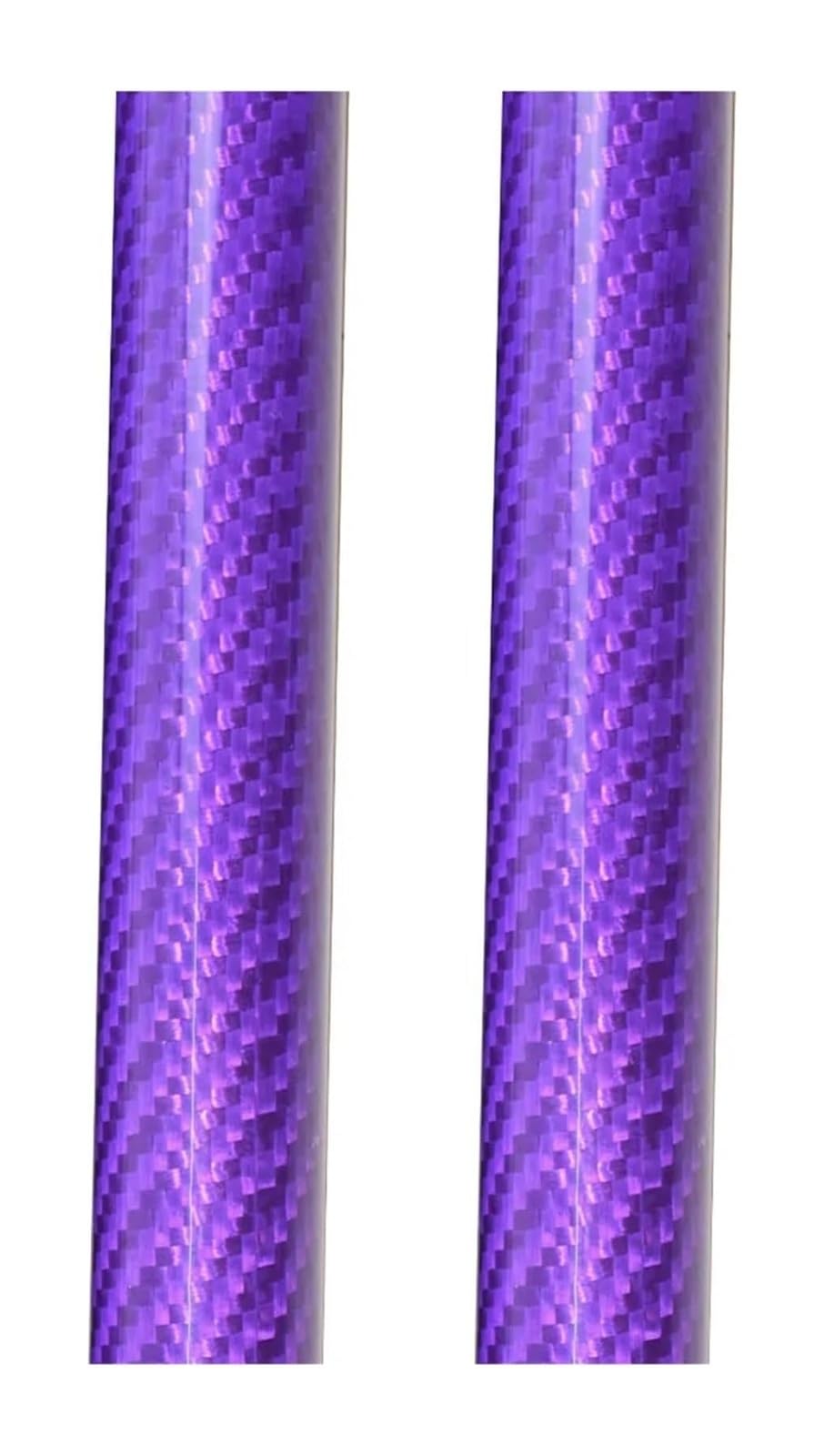 Hydraulische Federstange Für T&oyota Für Hilux 8th 2015-2023 4x4 Pickup Lift Unterstützung Dämpfer Stange Heckklappe Unterstützen Federbein Kit 2PCS(Purple carbon fiber) von KBKEUBUAD