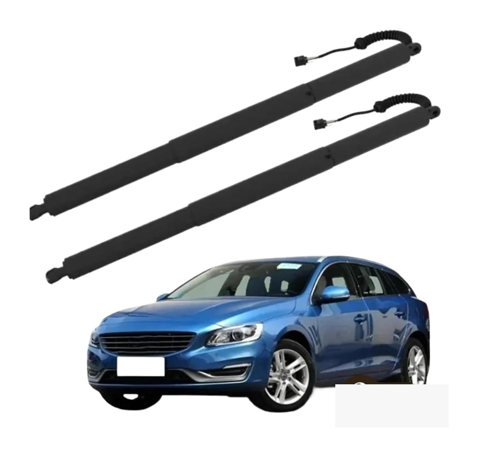 Hydraulische Federstange Für Volvo V60CC 32357571 32296298 2019-2023 Gas Frühling Streben Power Heckklappe Elektrische(Pair) von KBKEUBUAD