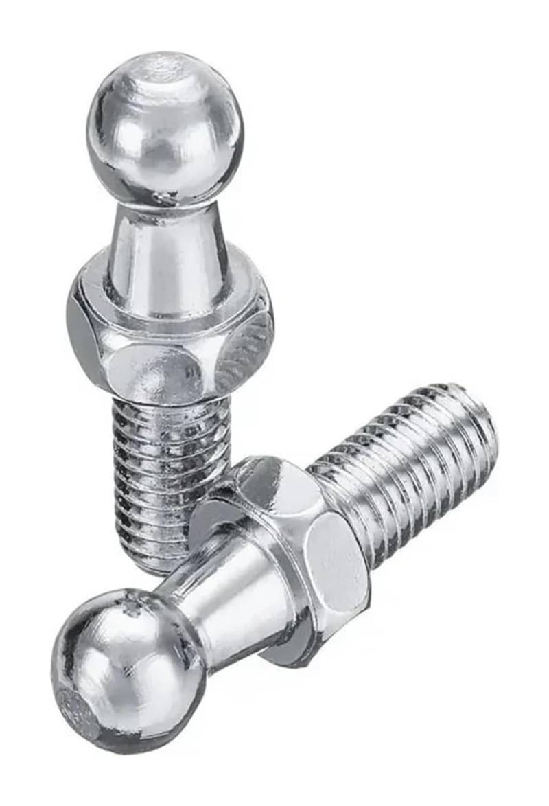 Hydraulische Federstange Universal Gasdruckfeder Stangenende Montage Kugelbolzen Anschluss Gelenkventil Gewindekopf 2 Stücke M6/M8 von KBKEUBUAD