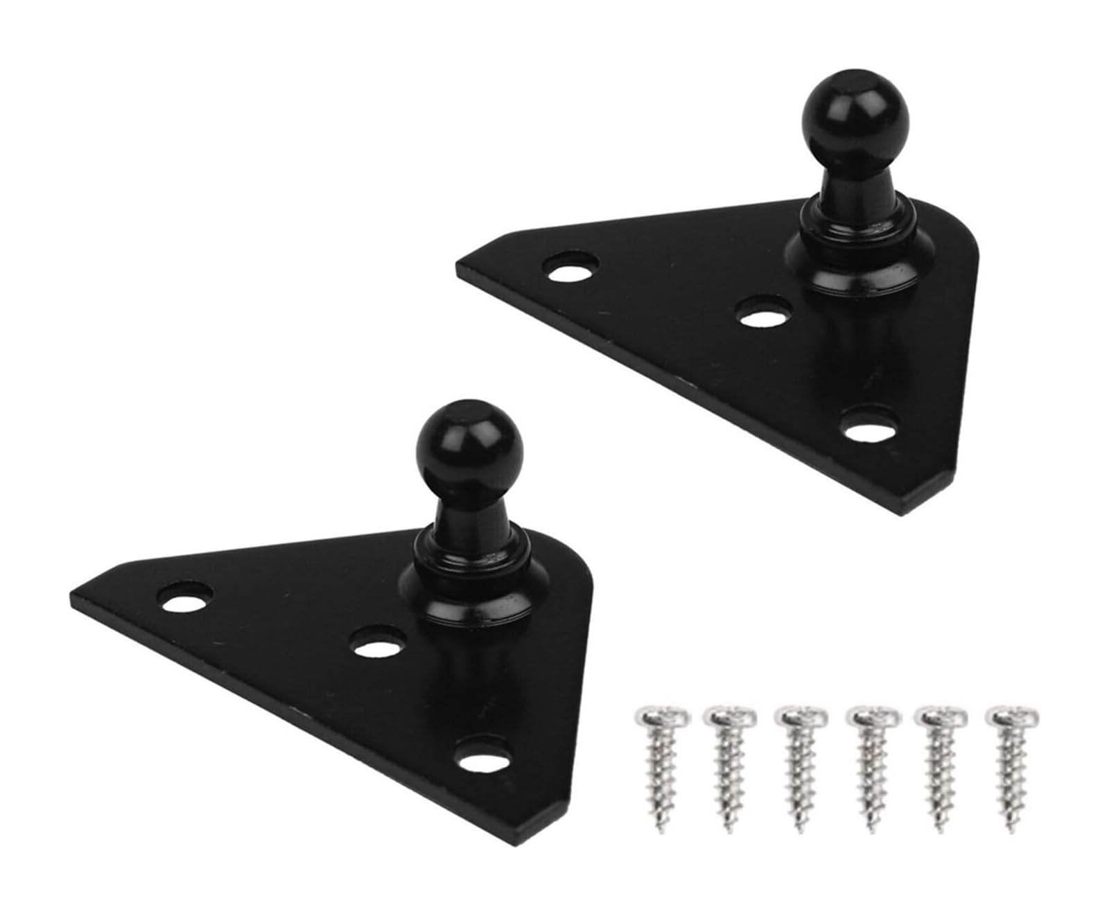 Hydraulische Federstange Universal-Gasfederstreben Hebeunterstützung Stoßdämpfer Stahlsockel 2/4er-Pack Für Die Motorhaube(BLACK 200PCS) von KBKEUBUAD