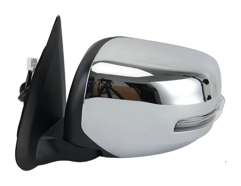 KBKEUBUAD Blinkerlicht Für M&ITSUBISHI Für Triton L200 MQ 2015-2018 Spiegel Glas Chrom Abdeckung Blinker Lampe 7Pins(7pins Left for RHD) von KBKEUBUAD