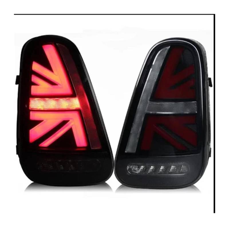 KBKEUBUAD Blinkerlicht Für M&ini R50 R52 R53 Für Cooper Bremse Lampe Dynamische Blinker Licht LED(A Smoke) von KBKEUBUAD
