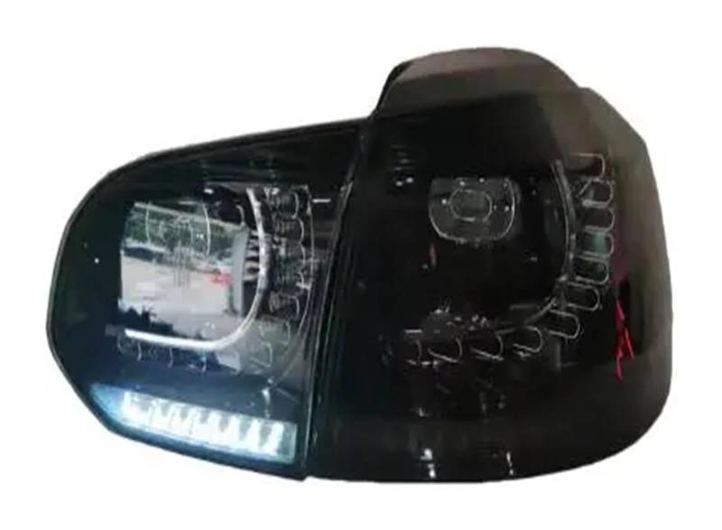 KBKEUBUAD Blinkerlicht Für MK6 Für G&olf 6 R 2009-2013 Hinten Nebel Lampe Bremslicht Dynamische Blinker Licht LED(Smork) von KBKEUBUAD