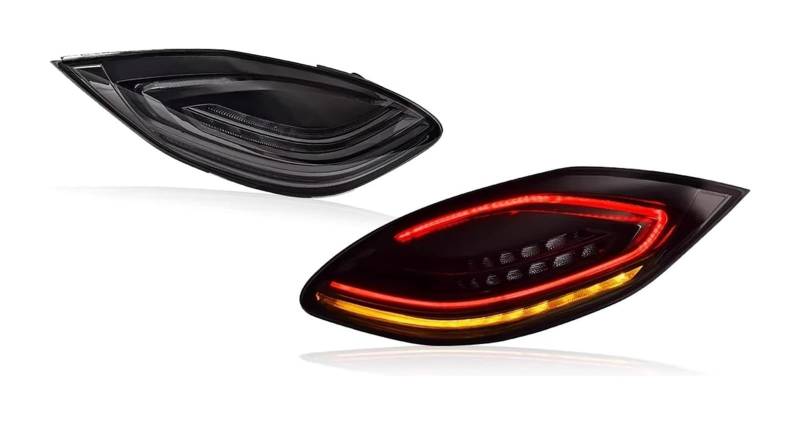 KBKEUBUAD Blinkerlicht Für Panamera 970.1 2010-2013 Start-up Dynamische Blinker LED Rückleuchten(Smoke) von KBKEUBUAD