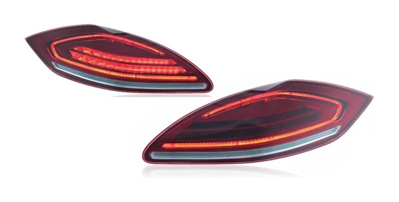 KBKEUBUAD Blinkerlicht Für Panamera 970.1 2010-2013 Start-up Dynamische Blinker LED Rückleuchten(rot) von KBKEUBUAD
