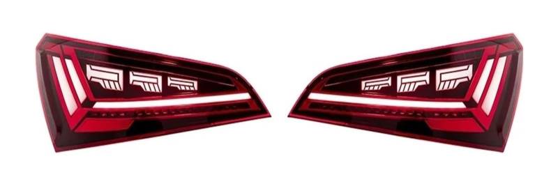 KBKEUBUAD Blinkerlicht Für Q5 2008-2017 Animation LED Rücklicht Blinker Dynamische DRL Zubehör(2008-2012) von KBKEUBUAD