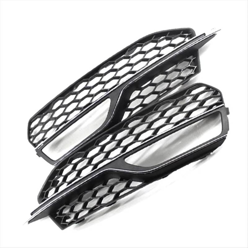 KBNGCAQ Auto Nebel Lampe Gitter Kompatibel Mit A3 2014 2015 2016 8V3807682G Vordere Untere Stoßstange Nebelscheinwerfer-Grill-Abdeckung Linke Und Rechte Nebelscheinwerfer-Gitterrahmen-Baugruppe von KBNGCAQ