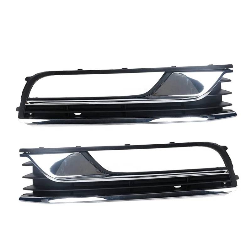 KBNGCAQ Auto Nebel Lampe Gitter Kompatibel Mit VW Für Passat B7 2012 2013 2014 2015 2016 3AD853665 1 Paar Frontstoßstange Nebelscheinwerferabdeckung Gitter Zierrahmen Automontage von KBNGCAQ