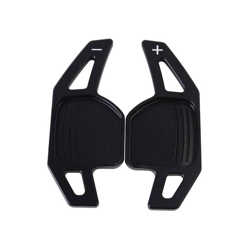 KBNGCAQ Kompatibel Mit A3 Für S3 8P 2004 2005 2006 2007 2008 2009 2010 2011 2012 2 Stück Paddle Shifter Auto-Lenkradpaddel-Verlängerung Auto-Lenkrad-Schaltwippe(Black) von KBNGCAQ