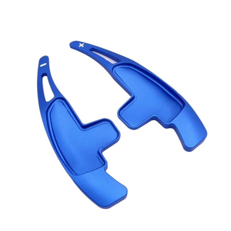 KBNGCAQ Kompatibel Mit Benz Für Amg A45 S63 GLS63 GLA45 Auto-Lenkrad-Schaltwippe, Aluminiumlegierung, Dekorationszubehör, Schaltwippen Auto-Lenkrad-Schaltwippe(Blue) von KBNGCAQ