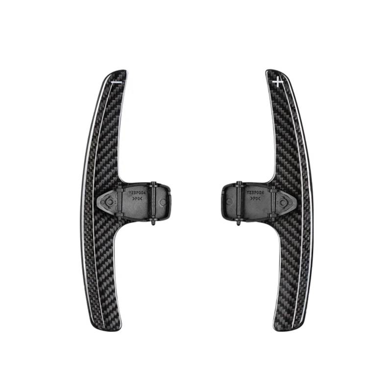 KBNGCAQ Kompatibel Mit Benz Für E200 E220 E260 E300 C180 C200 C260 C300 Carbon Fiber Lenkrad Paddle Shift Ersatz TH0058 Auto-Lenkrad-Schaltwippe(Black Carbon) von KBNGCAQ