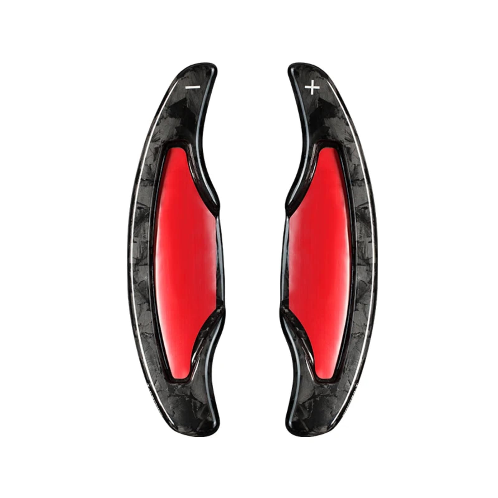 KBNGCAQ Kompatibel Mit Cadillac Für ATS 2013 2014 2015 2016 2017 2018 Für ATS-V Ct6 Für Cts Für Cts-V Auto Lenkrad Paddle Shift Zubehör DBPQ Auto-Lenkrad-Schaltwippe(Forged Carbon) von KBNGCAQ