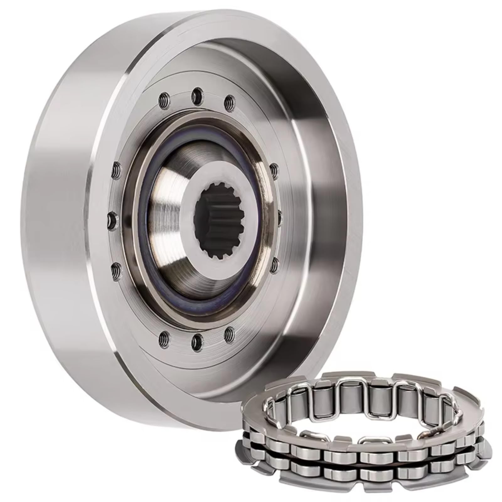 KBNGCAQ Kompatibel Mit Ducati Für Scrambler 800 2017 Motorrad-Motorrad-Motorzubehör Einweglager-Starterkupplungsgetriebe-Bausatz Einwegstarter Kupplung(Starter Clutch) von KBNGCAQ