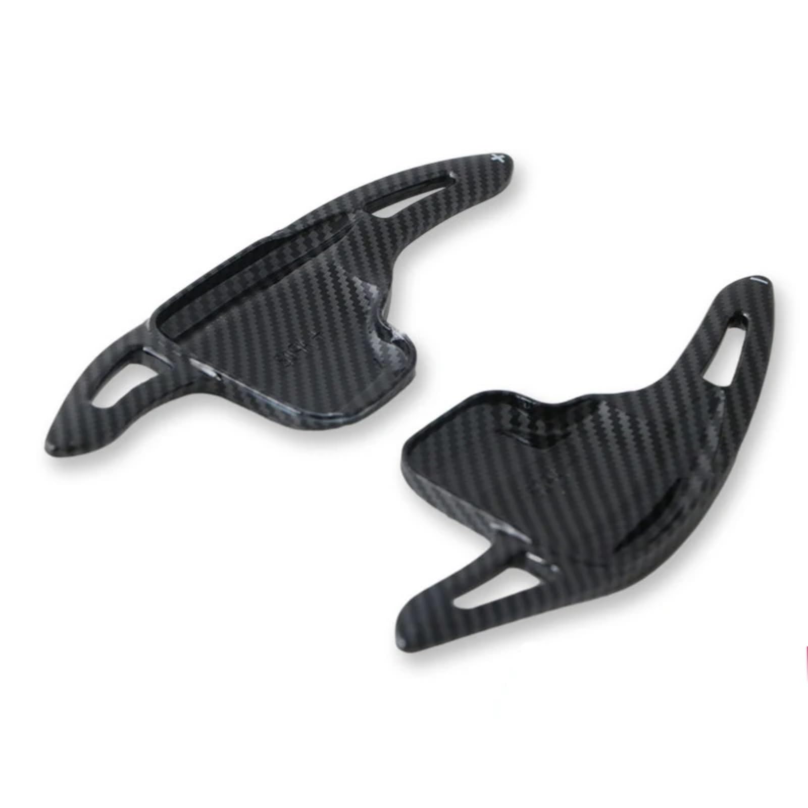 KBNGCAQ Kompatibel Mit Für 4 5 1 2 3 6 7 Serie ABS-Lenkradschaltpaddel Paddelschalthebel Schalthebelverlängerungszubehör Auto-Lenkrad-Schaltwippe(Carbon Black) von KBNGCAQ