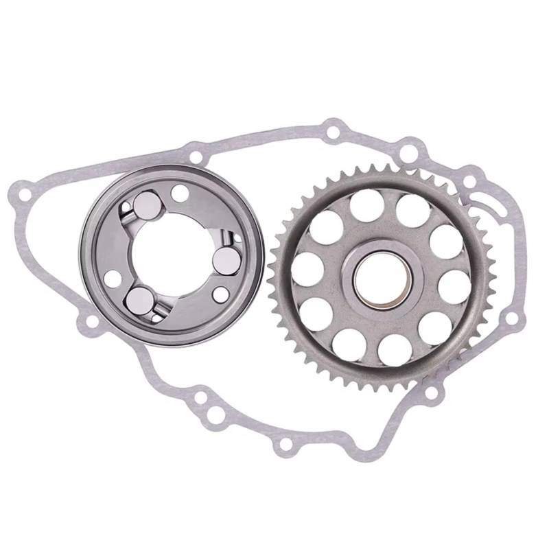 KBNGCAQ Kompatibel Mit Für ER-5 ER500 1999-2002 Motorrad-Einweglager-Starterkupplungsbaugruppe Und Zylinderdichtung 11009-1486 11009-1834 11061-0273 Einwegstarter Kupplung(1 Set) von KBNGCAQ