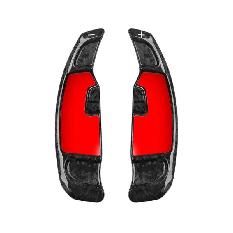 KBNGCAQ Kompatibel Mit Für G20 G60 U11 G08 G02 G05 G06 3 5 7 Serie Kohlefaser-Zubehör Paddle Shift Lenkrad-Schaltpaddel Auto-Lenkrad-Schaltwippe(Forged Carbon) von KBNGCAQ
