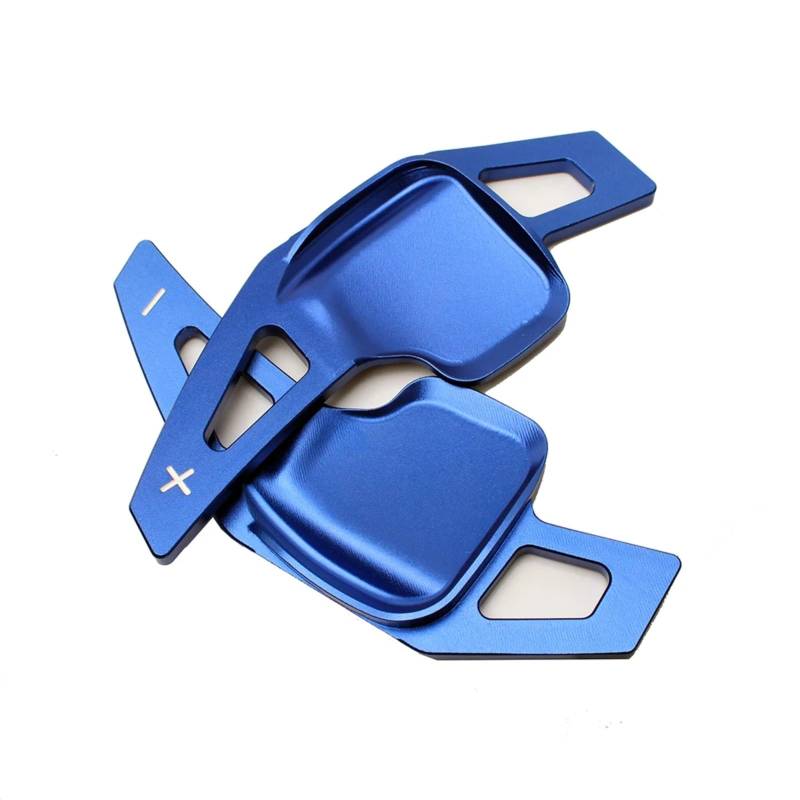 KBNGCAQ Kompatibel Mit Für X1 X2 2018 X4 X5 X6 I8 2-teiliges Aluminium-Lenkrad-Schaltwippen-Verlängerungsset Auto-Lenkrad-Schaltwippe(Blue) von KBNGCAQ