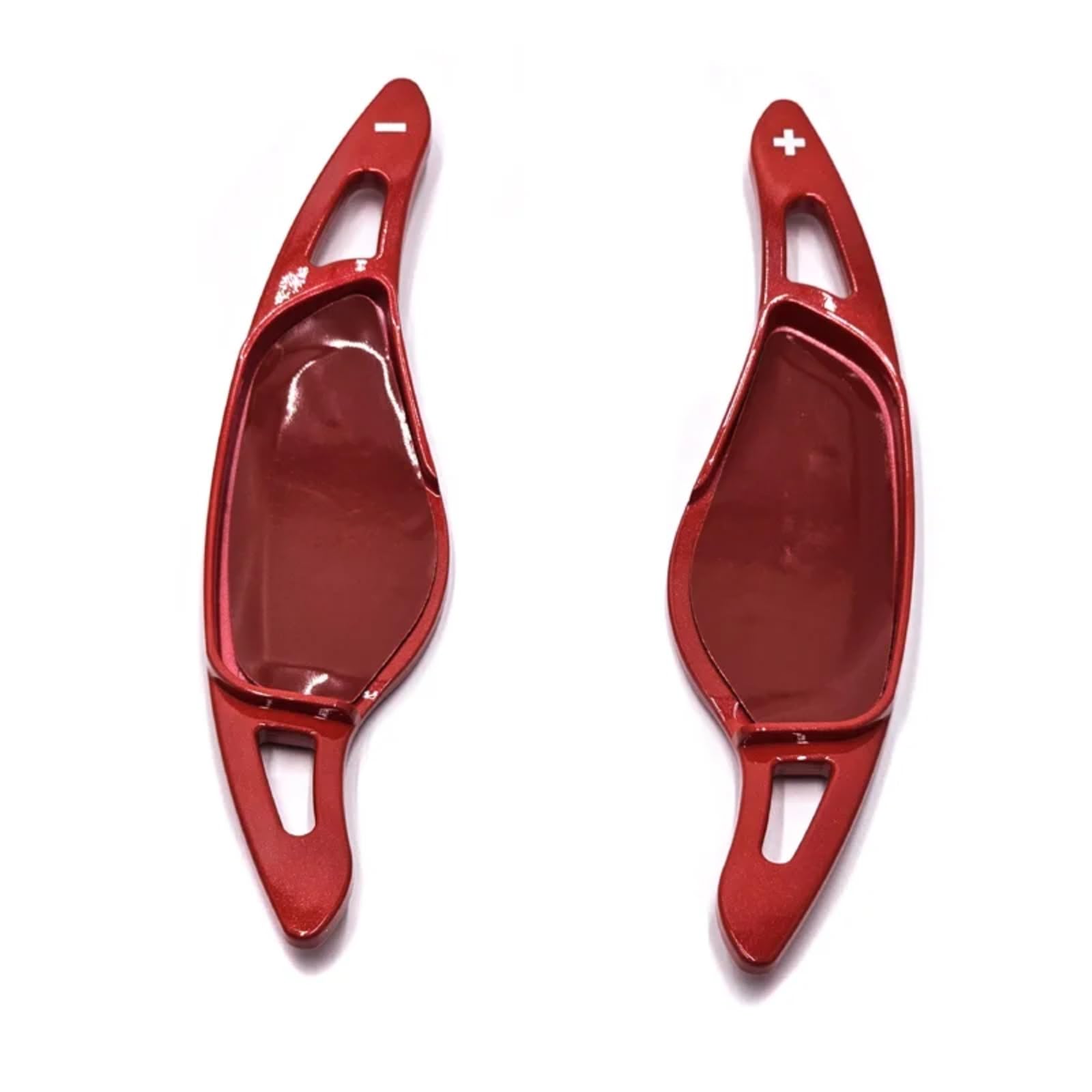 KBNGCAQ Kompatibel Mit Für X3 X4 X5 X6 X7 Autolenkrad-Schaltwippenverlängerung Schaltwippe Innenteile 2 Stück Schaltwippen ABS Auto-Lenkrad-Schaltwippe(Pearl Red) von KBNGCAQ