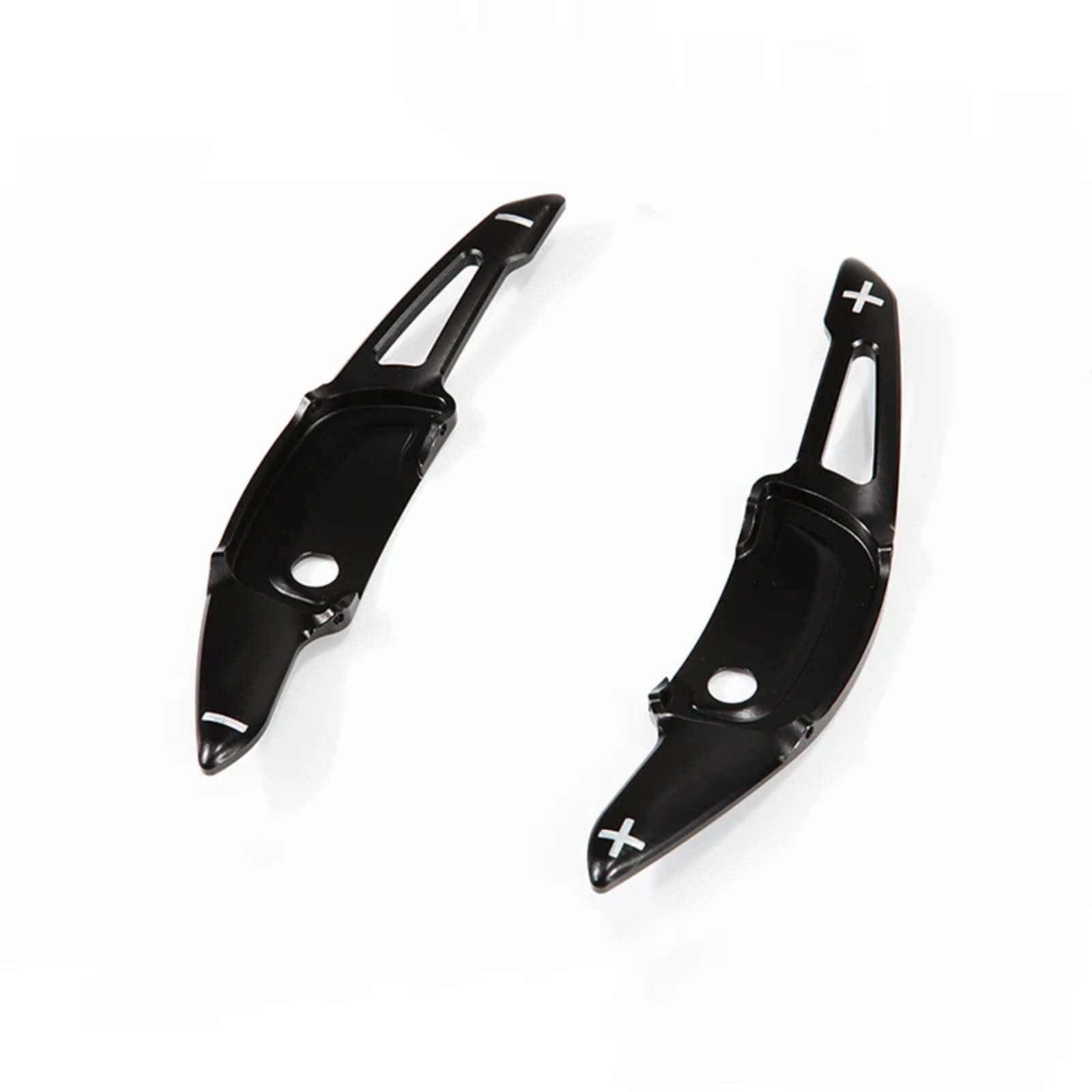 KBNGCAQ Kompatibel Mit Mazda 3 Für Axela 2020, 2 Stück, Auto-Aluminium-Lenkrad-Schaltwippe, Schalthebelverlängerung, Auto-Styling, Autozubehör Auto-Lenkrad-Schaltwippe(Black) von KBNGCAQ