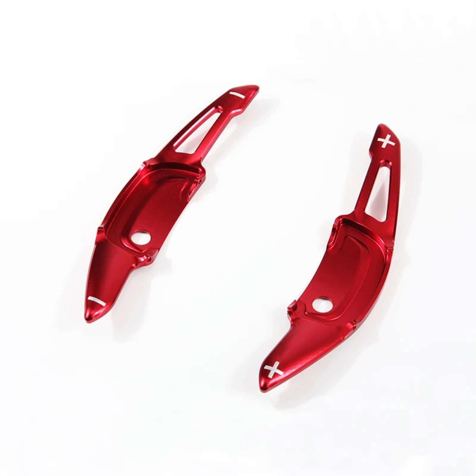 KBNGCAQ Kompatibel Mit Mazda 3 Für Axela 2020, 2 Stück, Auto-Aluminium-Lenkrad-Schaltwippe, Schalthebelverlängerung, Auto-Styling, Autozubehör Auto-Lenkrad-Schaltwippe(Red) von KBNGCAQ