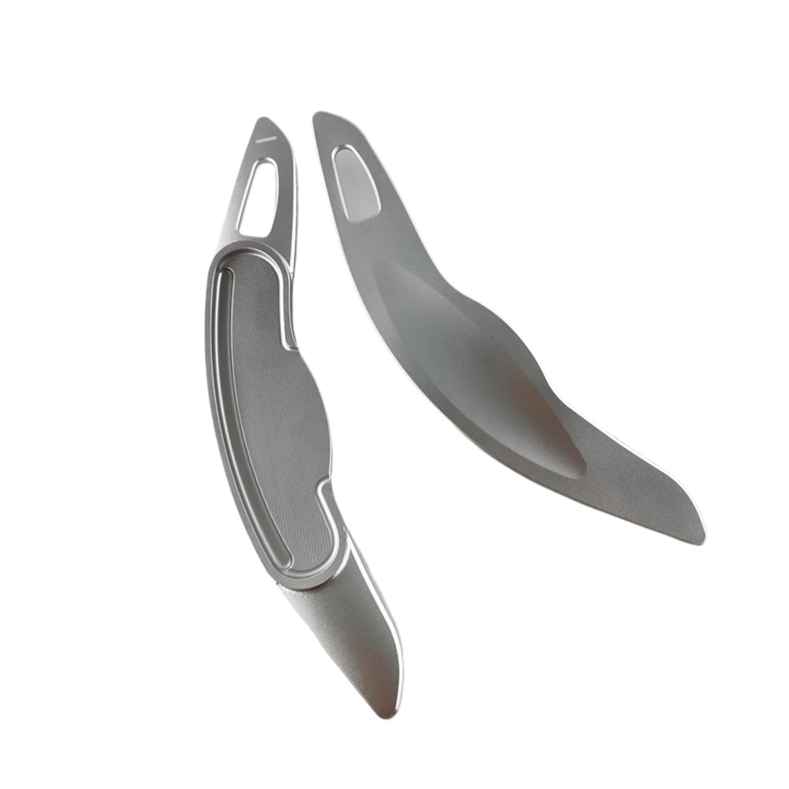 KBNGCAQ Kompatibel Mit Mini Für Mk3 F54 F55 F56 F57 Für F60 Für Cooper S Jcw Für Clubman Auto Lenkrad Schaltpaddel Extender Zubehör Auto-Lenkrad-Schaltwippe(Silver) von KBNGCAQ