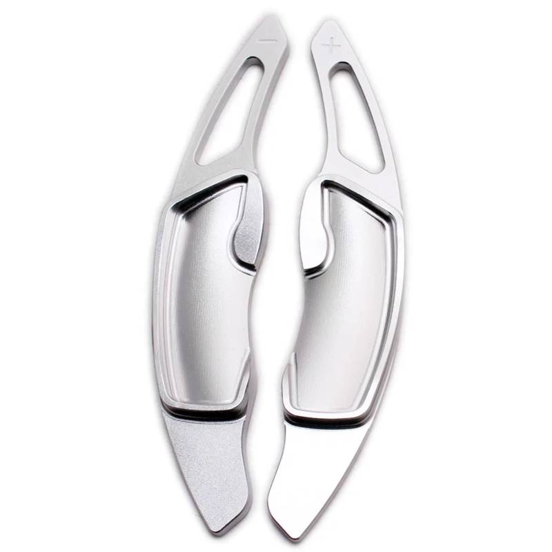 KBNGCAQ Kompatibel Mit Toyota Für GT 86 2012 2013 2014 2015 2016 2017 Lenkrad Schalthebel Pedal Shifter Aluminium Paddle Getriebe Auto-Lenkrad-Schaltwippe(Silver) von KBNGCAQ