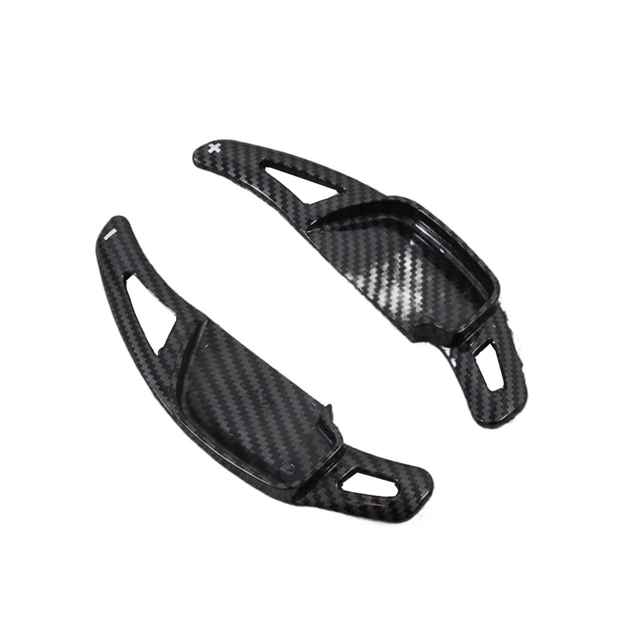 KBNGCAQ Kompatibel Mit Toyota Für Nova Für Fortuner 2015 2016 2017 2018 2019 ABS Paddle Shifter Schaltpaddel Lenkradpaddel Teile 2 Stück Auto-Lenkrad-Schaltwippe(Carbon Black) von KBNGCAQ