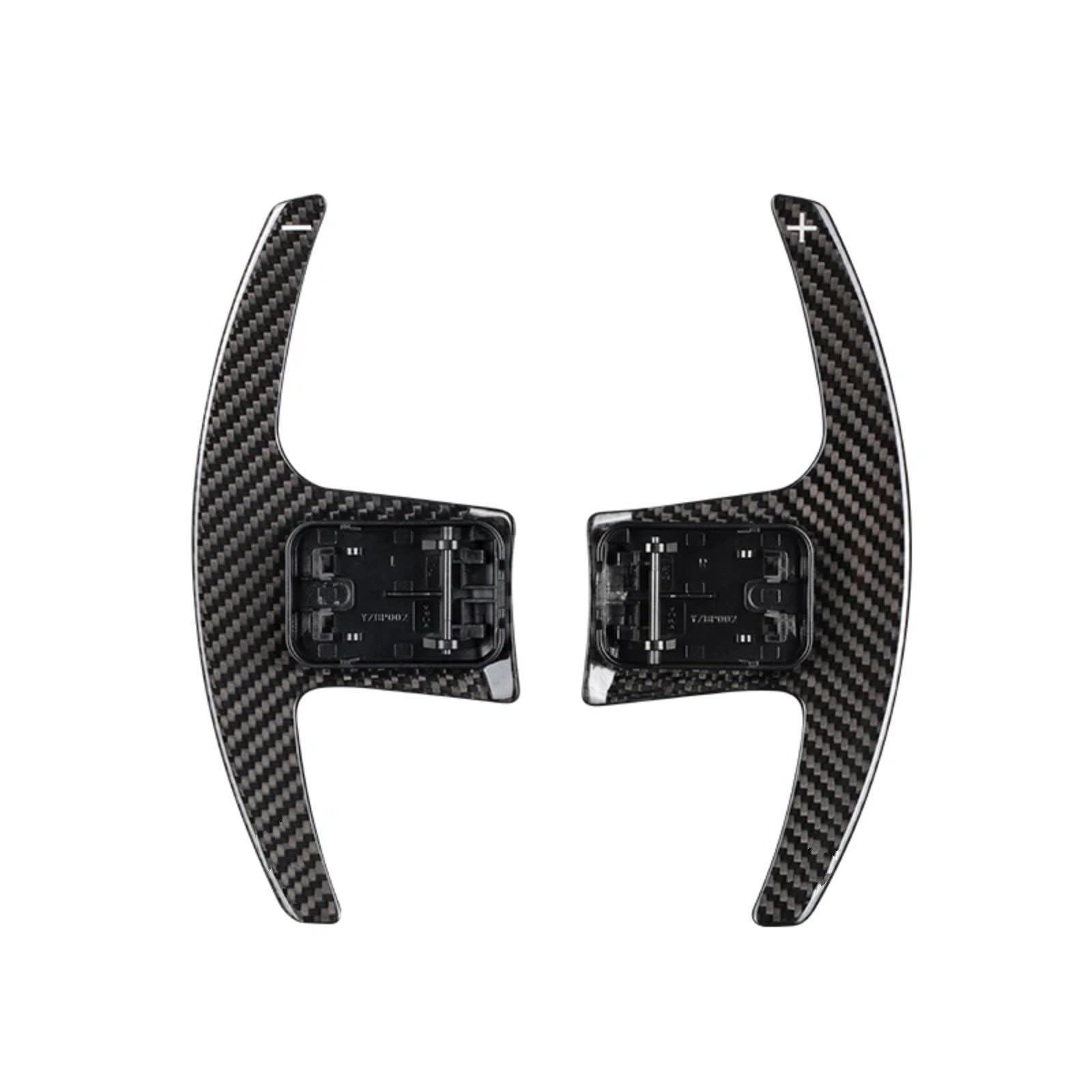 KBNGCAQ Kompatibel Mit Toyota Für Supra A90 MK5 2019 2020, Kohlefaser-Lenkrad-Schaltwippe, Ersatz-Schalthebel, Auto-Innenteile D3004 Auto-Lenkrad-Schaltwippe(Black Carbon) von KBNGCAQ