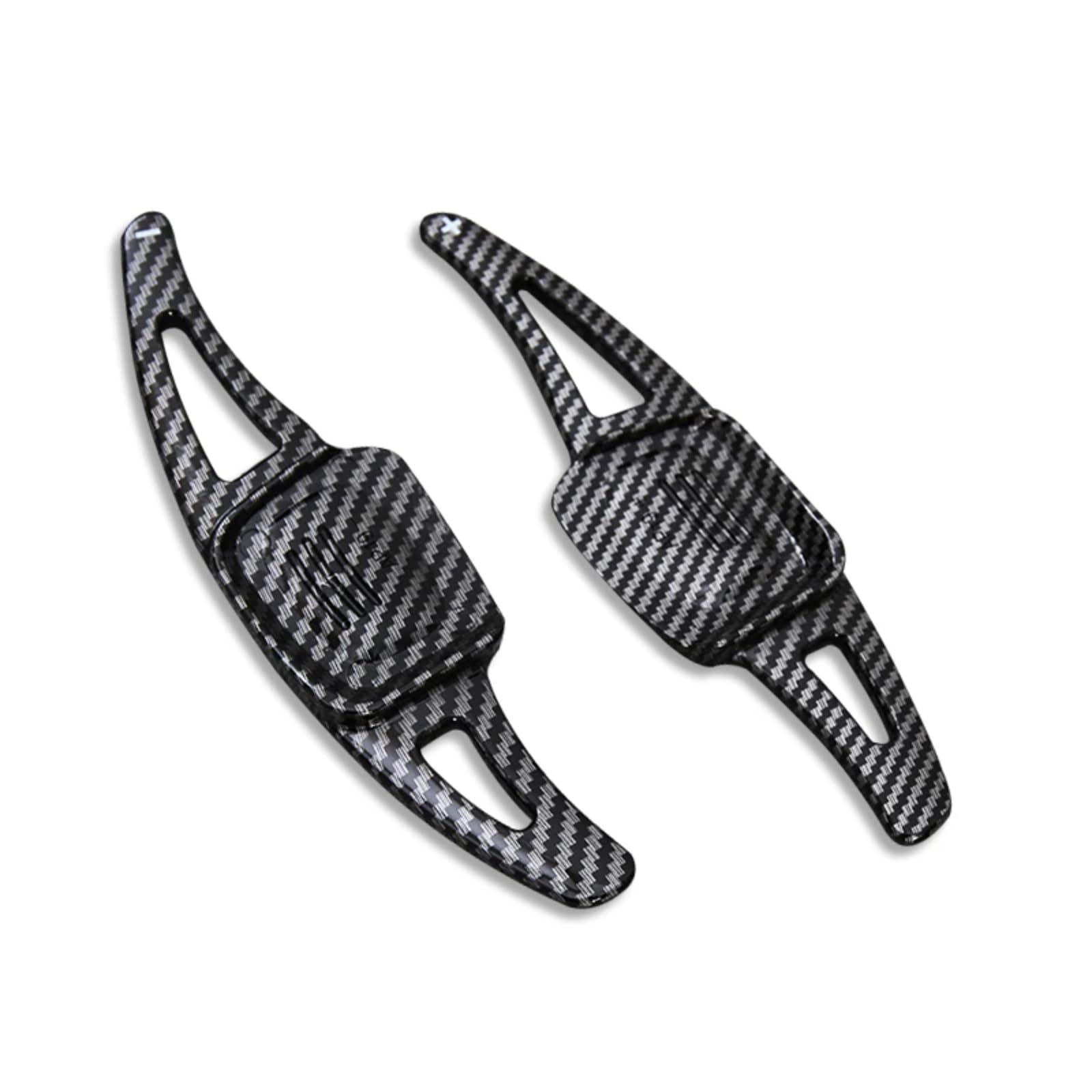 KBNGCAQ Kompatibel Mit Vw Für C-Trek Für Tharu Für Touron 2017 2017 2018 2019 2020 Auto-Lenkrad-Schaltpaddel-Verlängerung AP19 Auto-Lenkrad-Schaltwippe(Carbon Black) von KBNGCAQ