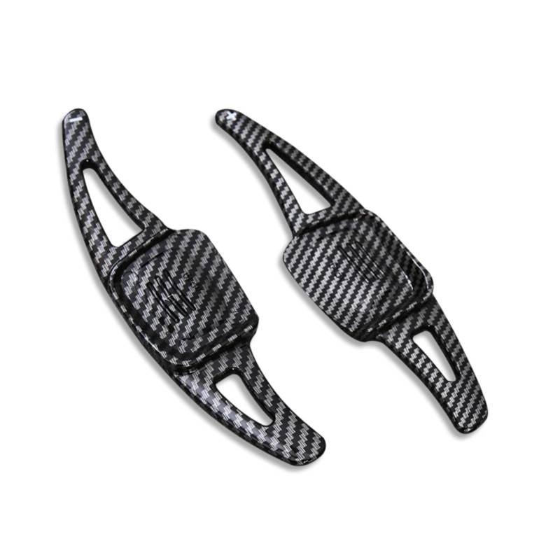 KBNGCAQ Kompatibel Mit Vw Für C-Trek Für Tharu Für Touron 2017 2017 2018 2019 2020 Auto-Lenkrad-Schaltpaddel-Verlängerung AP19 Auto-Lenkrad-Schaltwippe(Carbon Black) von KBNGCAQ