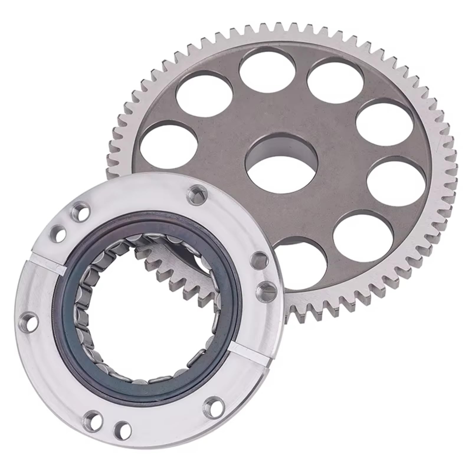 KBNGCAQ Kompatibel Mit XG500 XG750 Für Street 2015-2020 Motorradmotor Einweglager Starterkupplung Zahnrad Schwungrad-Bausatz 28110-MV4-000 28120-MV4-000 Einwegstarter Kupplung(Starter Clutch Assy) von KBNGCAQ
