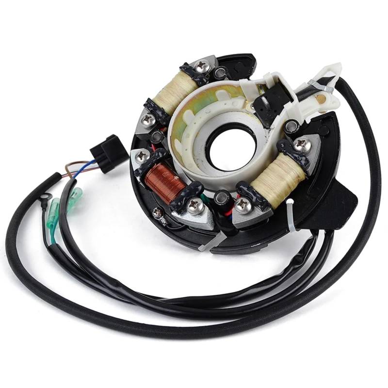 KBNGCAQ Kompatibel Mit Yamaha Für 40PS Für E40X Für M Für W Für T Für HS Für L 1999–2009 Motorrad-Außenbordmotor-Statorspulenbaugruppe Bootsmotorgenerator Motorrad Stator Zündspule von KBNGCAQ