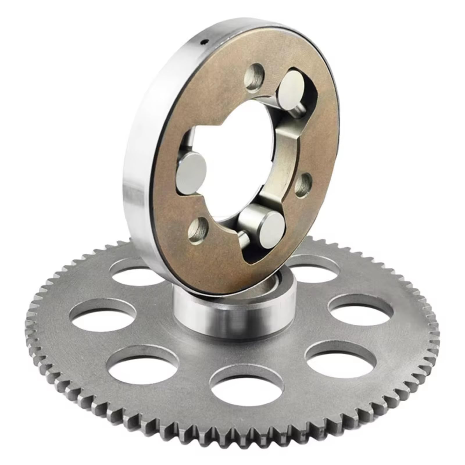KBNGCAQ Kompatibel Mit Yamaha Für VMAX1200 VMX12 1982–2007 Motorrad-Starterkupplungsgetriebe Rollenlagergetriebe 11H-15580-00-00 26H-15517-00-00 Einwegstarter Kupplung(Starter Clutch Assy) von KBNGCAQ