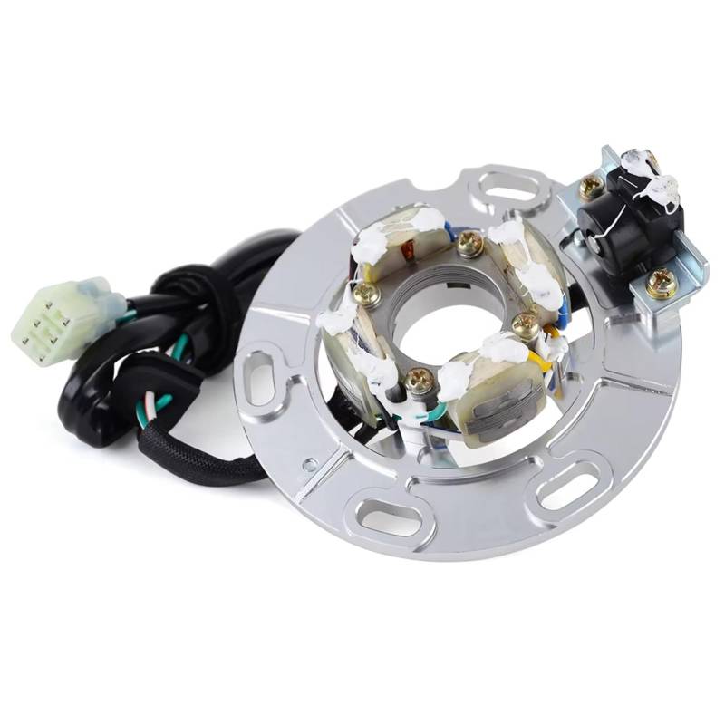 KBNGCAQ Kompatibel Mit Yamaha Für YZ125 Für YZ125L Für YZ125L1 1999, Für YZ125M Für YZ125M1 2000, Motorrad-Zündgenerator, Magneto-Statorspule. Motorrad Stator Zündspule von KBNGCAQ