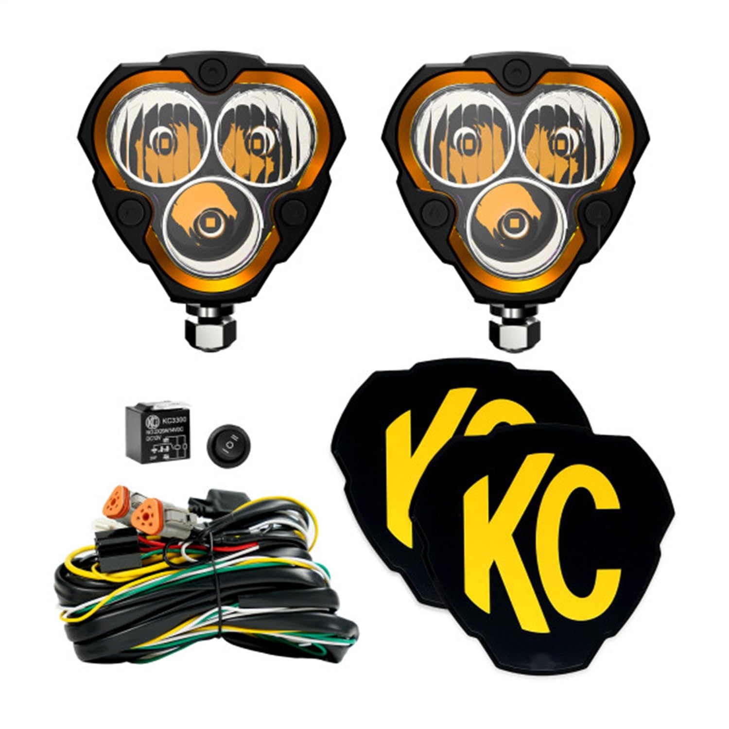 KC Hilites Flex ERA® 3-2-Light Master LED Light Pod Kit von KC