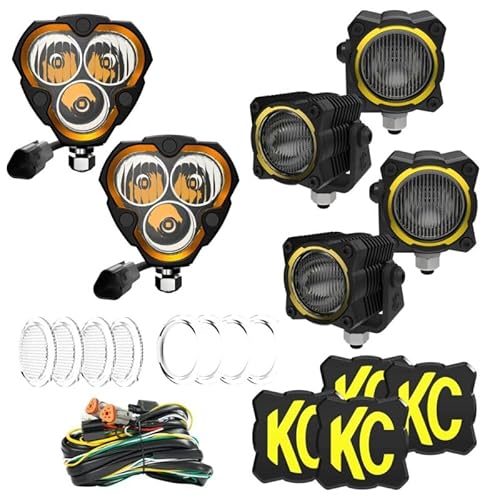 KC Hilites Hybrid-LED-Licht-Set für Frontstoßstange, SAE-System KC Hilites Hybrid-LED-Licht-Set für Frontstoßstange, SAE-System von KC